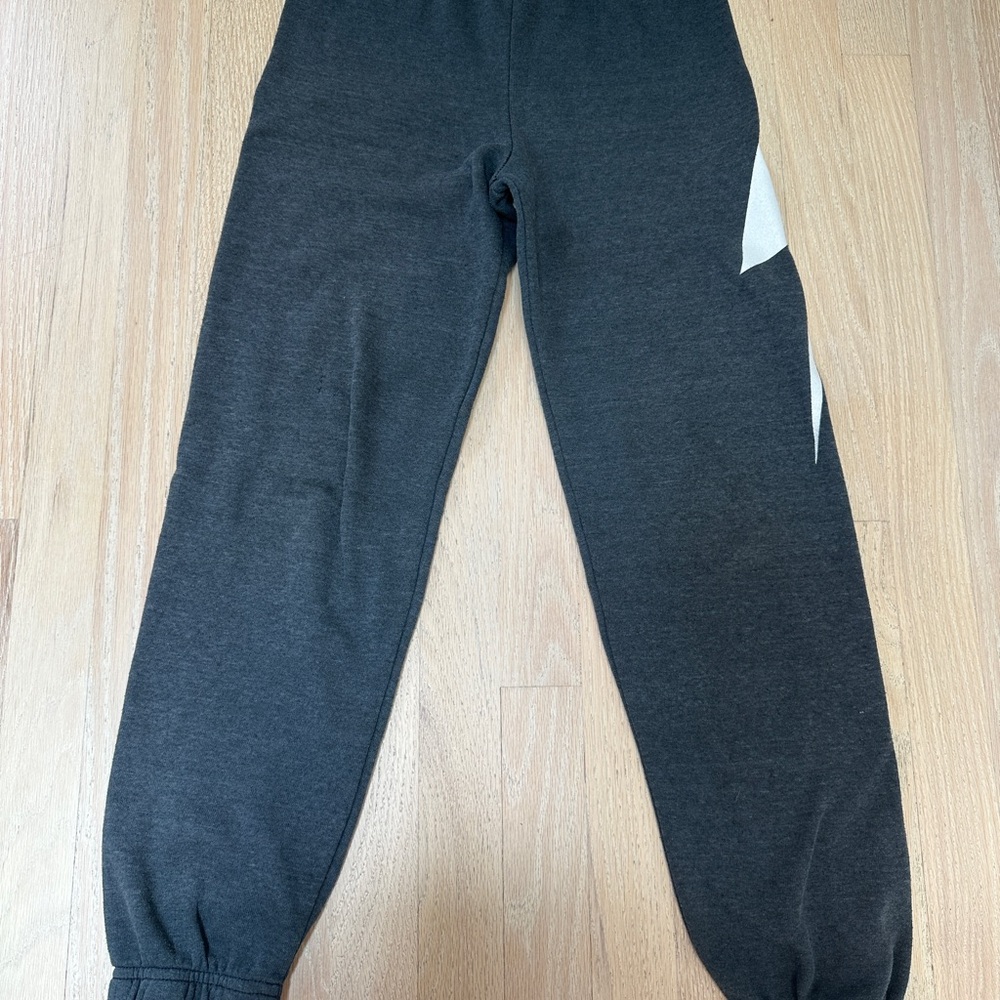 Aviator Nation Black Sweatpants Relaxed Fit Joggers